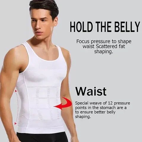 Men’s Slimming Compression Tank - Hemisphere | Balance Your Life