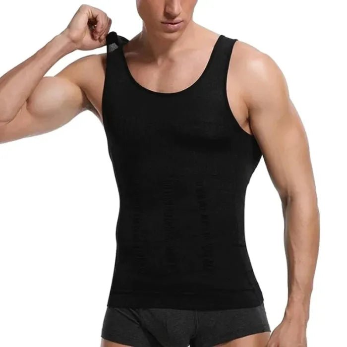 Men’s Slimming Compression Tank - Hemisphere | Balance Your Life