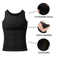 Men’s Slimming Compression Tank - Hemisphere | Balance Your Life