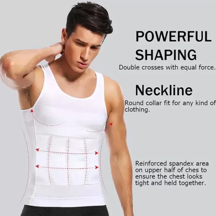 Men’s Slimming Compression Tank - Hemisphere | Balance Your Life