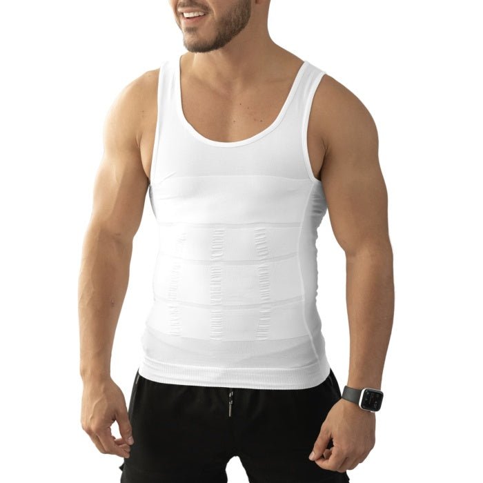 Men’s Slimming Compression Tank - Hemisphere | Balance Your Life