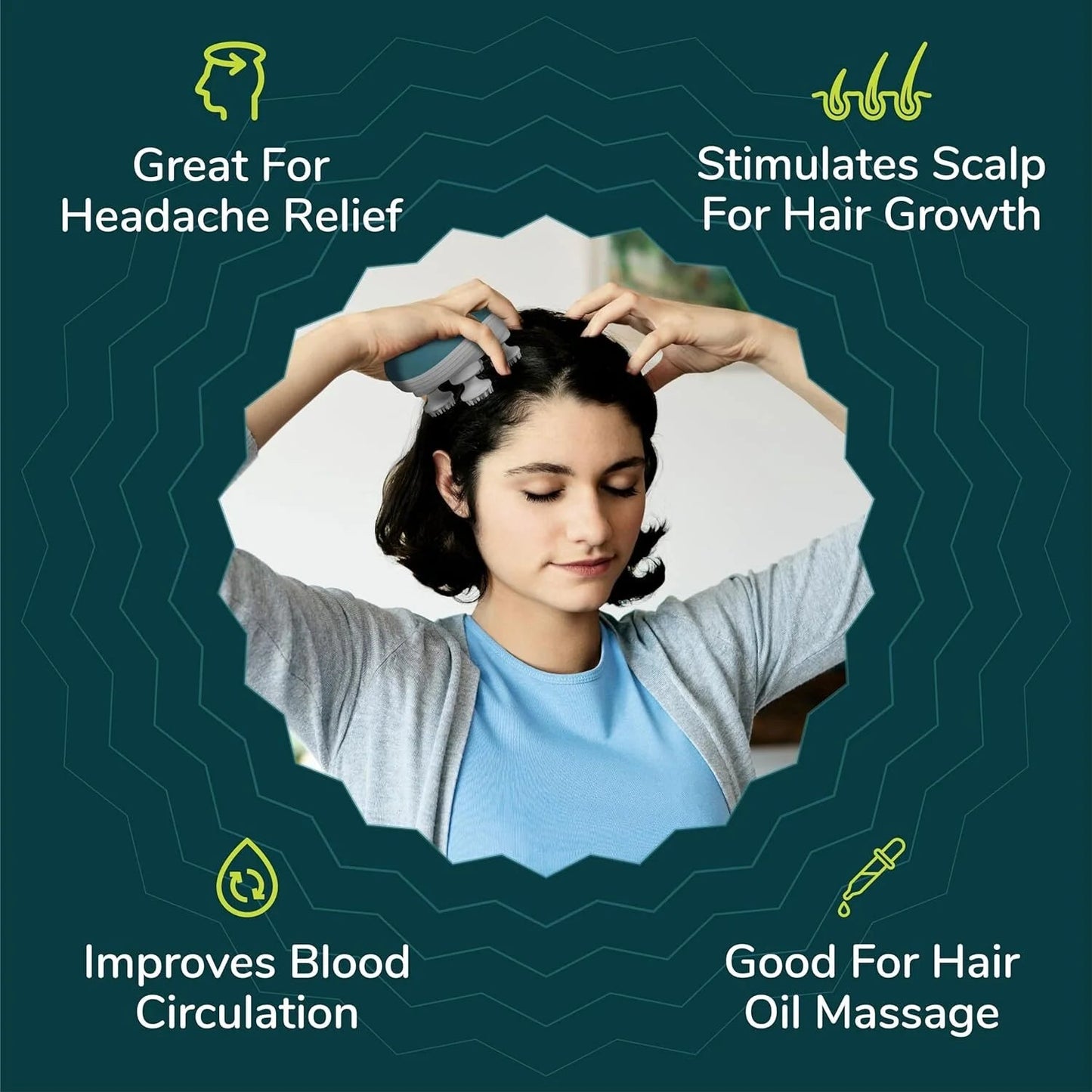 Hemisphere Scalp Massager | Get Instant Relaxation in Minutes - Hemisphere | Balance Your Life