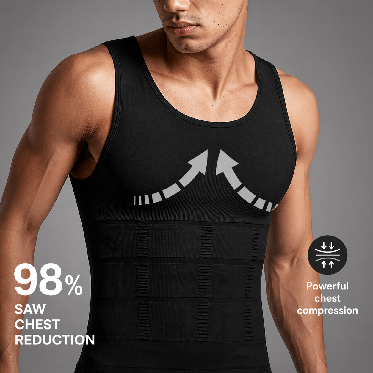 Men’s Slimming Compression Tank - Get Hemisphere | Balance Your Life