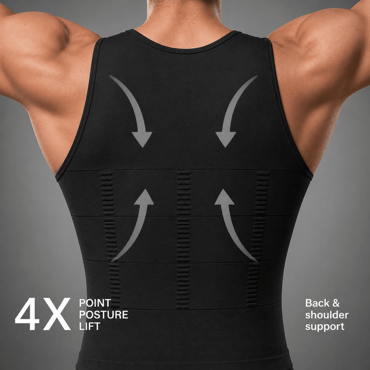 Men’s Slimming Compression Tank - Get Hemisphere | Balance Your Life