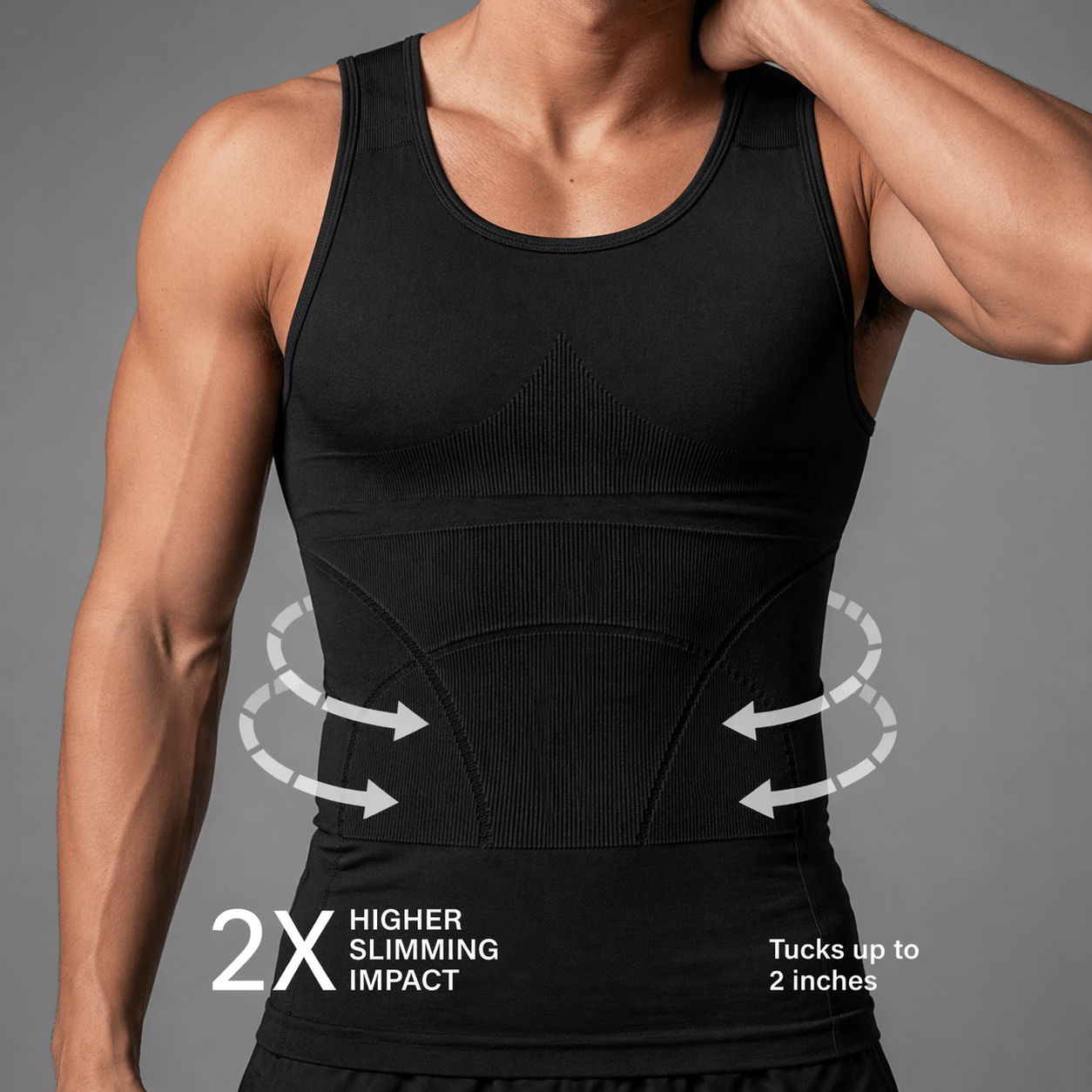 Men’s Slimming Compression Tank - Get Hemisphere | Balance Your Life