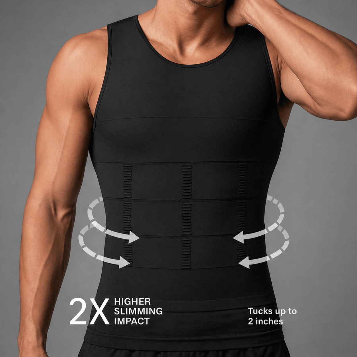 Men’s Slimming Compression Tank - Get Hemisphere | Balance Your Life