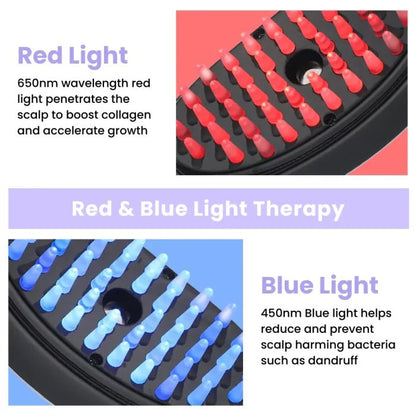 Rechargeable LED Comb For Hair Therapy & Growth - Hemisphere | Balance Your Life