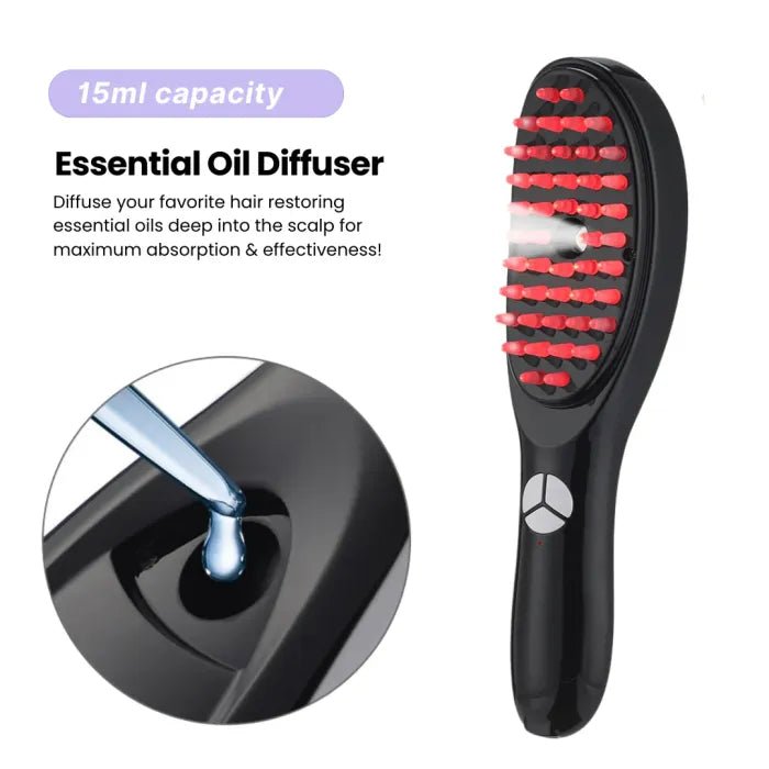 Rechargeable LED Comb For Hair Therapy & Growth - Hemisphere | Balance Your Life